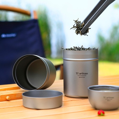 280ml titanium tea tin - 280ml, can